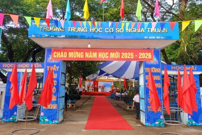 LỄ KHAI GIẢNG CHÀO MỪNG NĂM HỌC MỚI – NĂM HỌC 2025 – 2026.