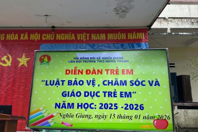 DIỄN ĐÀN TRẺ EM  “LUẬT BẢO VỆ, CHĂM SÓC VÀ GIÁO DỤC TRẺ EM”